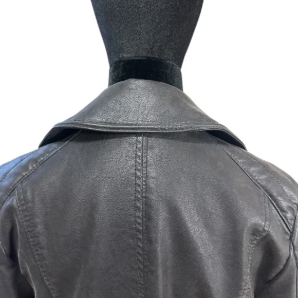 Free People We The Free Vegan Leather Moto Jacket | Size S - Picture 11 of 13